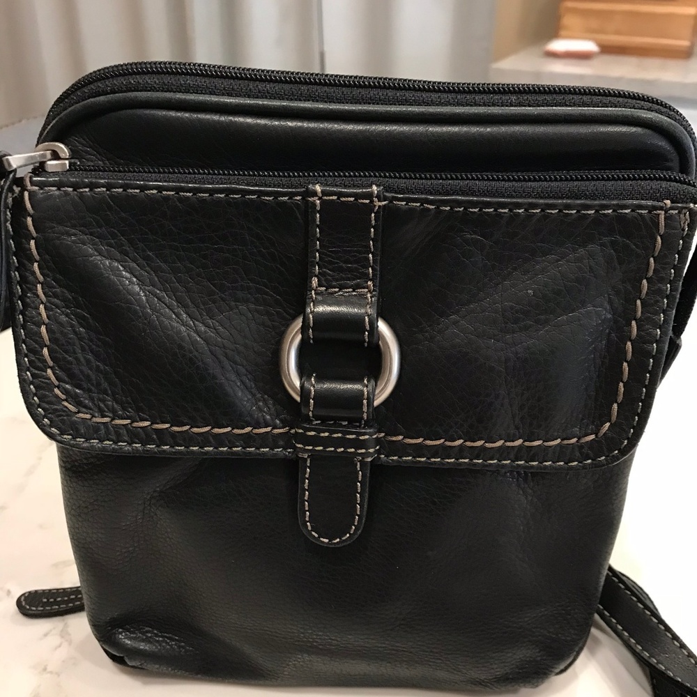 Fossil Black Leather Purse